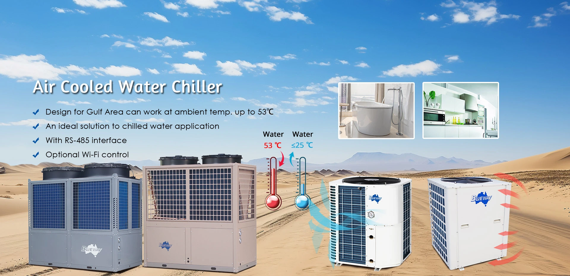 Air Source Waasser Chiller Fournisseur